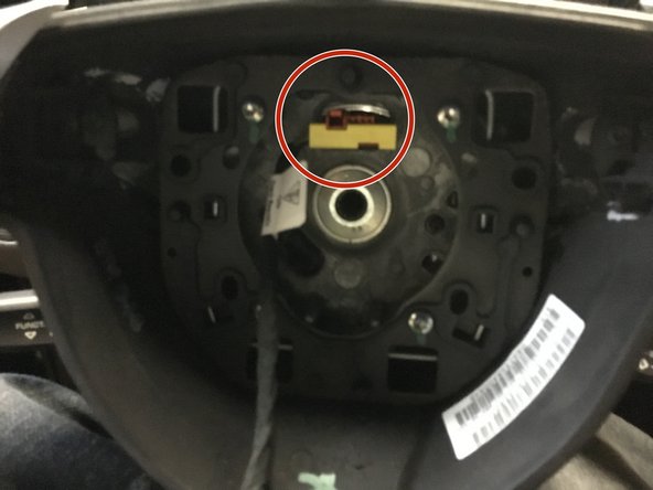 Be certain the cars battery is disconnected before doing this. Otherwise you will get an airbag fault