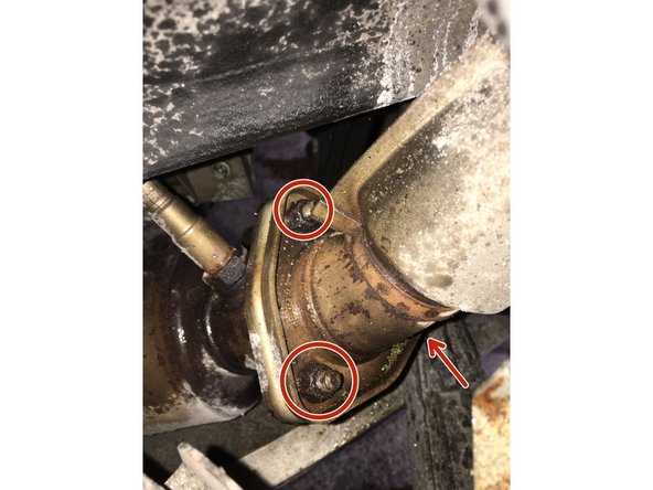 Expect Extensive Corrosion! Soak everything in a penetrating oil like PB Blaster for atleast 15-30 min ... We will address at a later step how to remove any broken studs.