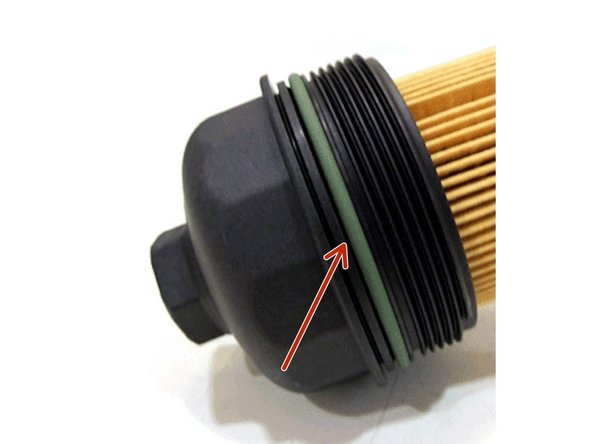 Replace the O-Ring with a new one from the Oil Filter Kit.