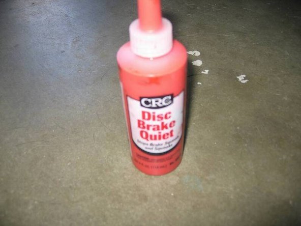 10. Apply Brake cleaner to all parts of the caliper that makes direct contact to the pad.