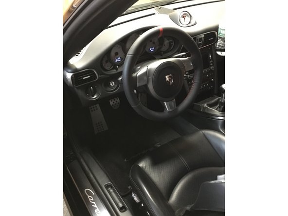 Simply reconnect the airbag and push firmly onto springs.