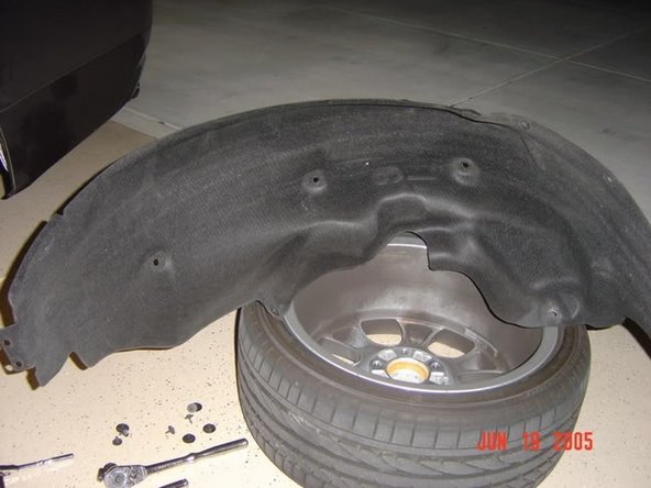 3. Installation of the Siren in the wheel well  For the next step, you must jack up the vehicle and remove the left rear wheel. This is the &quot;scariest&quot; part of the install. If you have any doubts about doing this safely, do not perform this install.