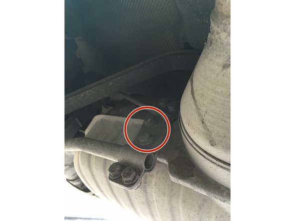 Loosen the 13mm nuts