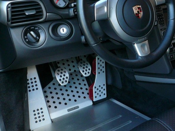 If brake pedal is extremely soft or falls to the floor.  You may have a serious issue , or a leak in the system. Do not operate vehicle till all lines are checked and any leaks resolved!