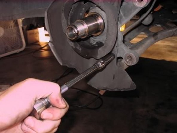 Use a 10mm deep socket to remove the 3 bolts holding the rear brake cover in order to clean it and remove any accumulated junk that might be held in the assembly near the abs sensor and rear seal cover.