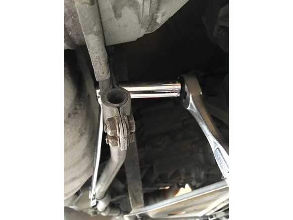 Loosen the 13mm nuts