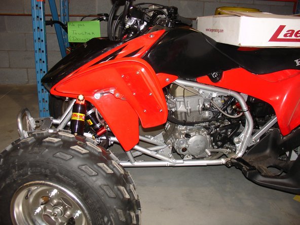 Re-install all plastic body panels.