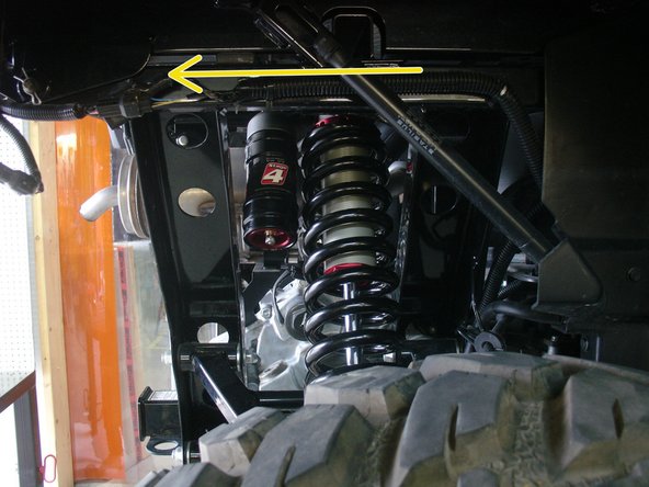 On Stage 1-2 shocks, we reccomend to orient the Schraeder valve facing the Inside of vehicle as per green arrow.