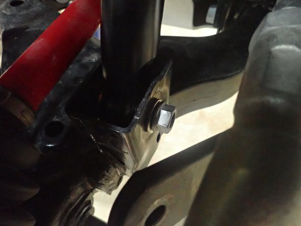 Torque the 4 upper bolts to 35 Ft-Lb, and lower bolt to 120 Ft-Lb.