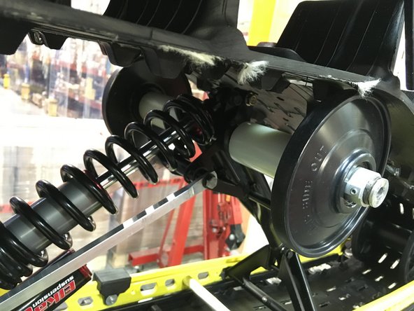 reinstalled the idler wheel.