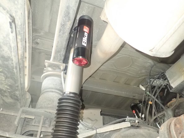 Follow the previous steps as for adjustable shocks.