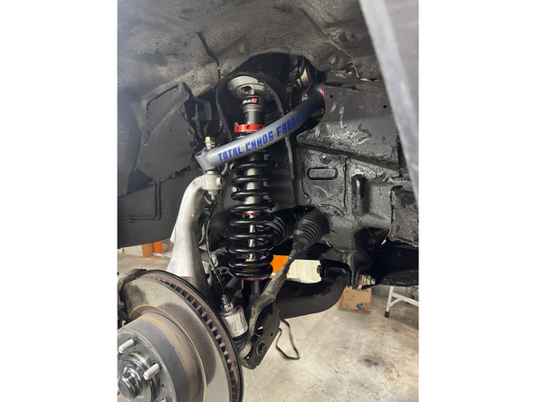 Install the 4 uppers bolts and torque to 35 Ft-Lbs.