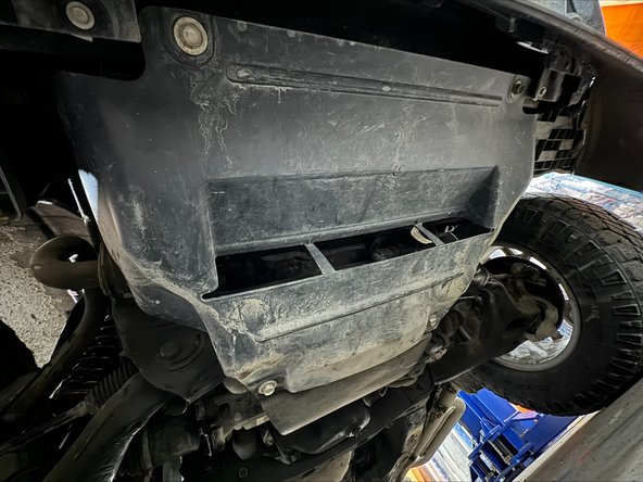 Remove the skid plate