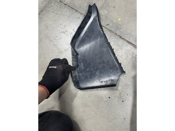 Cut the plastic cover as show in the picture.  (right side show)