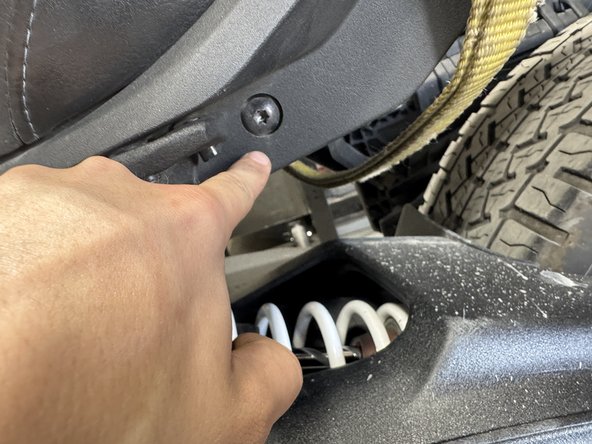 Remove the rear section.