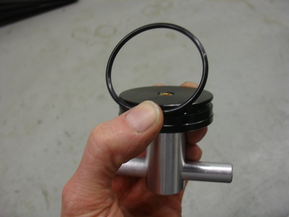 Remove the O-ring, being careful not to scratch the )-ring groove of the part with any sharp tools.