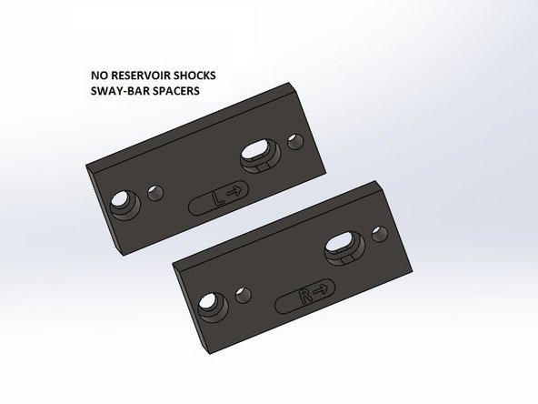 Slide reservoir holding collars into bracket.