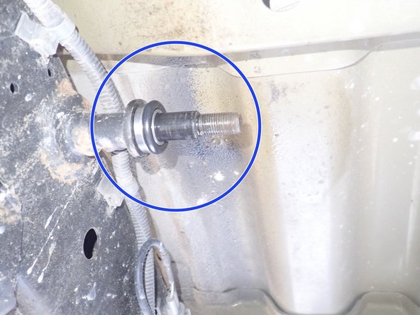 Remove rust on upper stud and clean it carefully. Anti-seize or grease can be applied on stud.