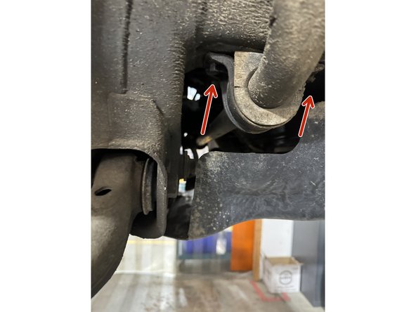 Remove the sway bar.