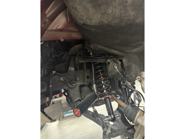 Left side : remove the fender to help reach the 3 upper bolts
