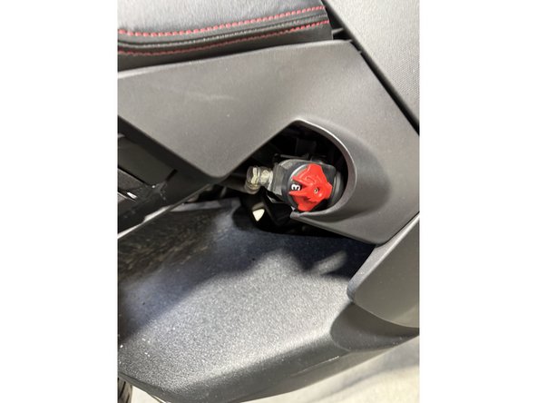 Remove the reservoir panel on the right side