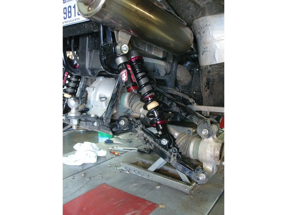 On Stage 1 and Stage 2, the left and the right shock are the same. Just install them with the shraeder nitrogen valve at the top of vehicle.