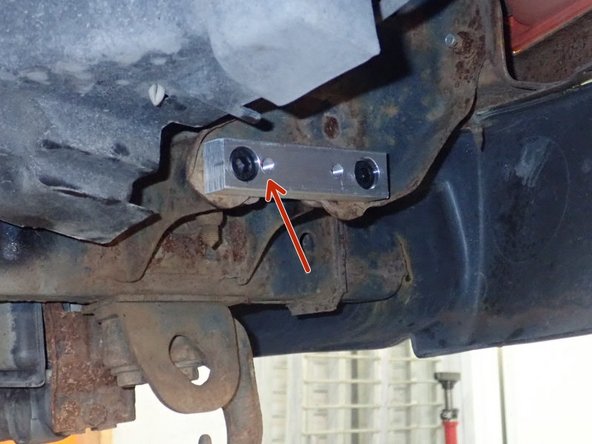 Torque 3 upper bolts at 35 ft/lb, and lower bolt at 80 ft/lb.