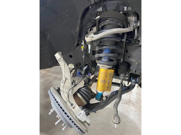 Remove OEM shocks