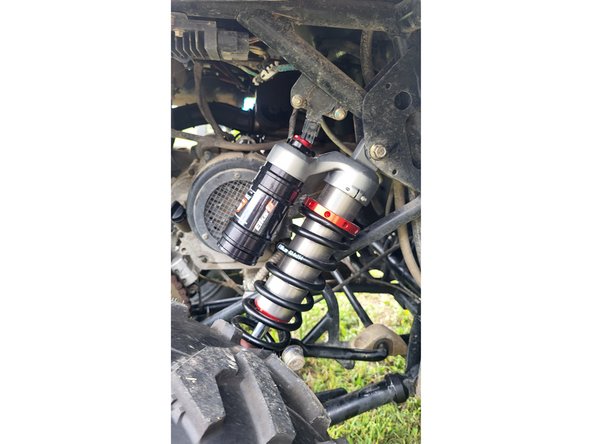 On Stage 1 and Stage 2, the left and the right shock are the same. Just install them with the shraeder nitrogen valve at the top of vehicle.