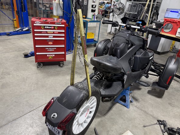 Remove the rear section.