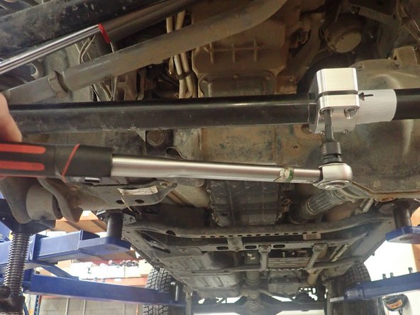 Make sure that the clamp still align with the tape mark and is slightly compressed when wheels are fully turned to left.