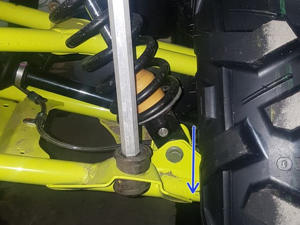 On Stage 1 and Stage 2, the left and the right shock are the same. Just install them with the shraeder nitrogen valve at the top of vehicle, and the valve facing outside.