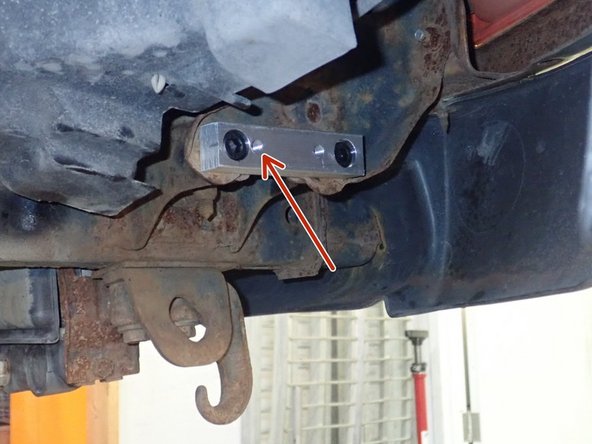 Torque 3 upper bolts at 35 ft/lb, and lower bolt at 80 ft/lb.