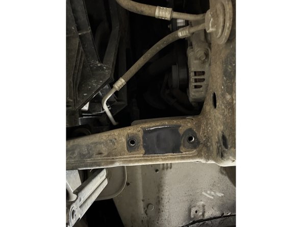 Clean the sway bar area.