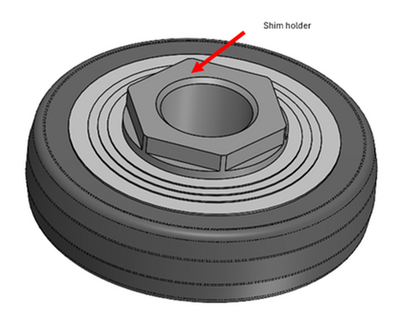
3. Inspect anti-bottoming piston outer diameter for damage. Light scuffs or scratches are normal and won't affect performance. Notice that piston assembly is loosely fit on the piston holder, significant axial and radial play are normal.
