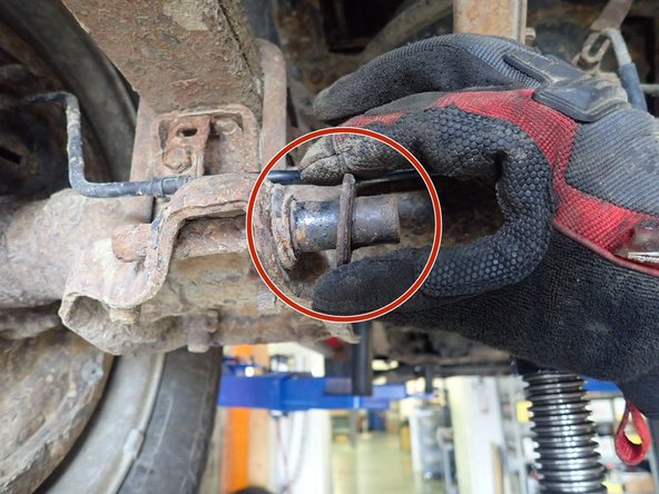 Remove OEM rear shocks.