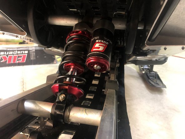 Make sure you install the reservoir of the shock ass shown on the picture .