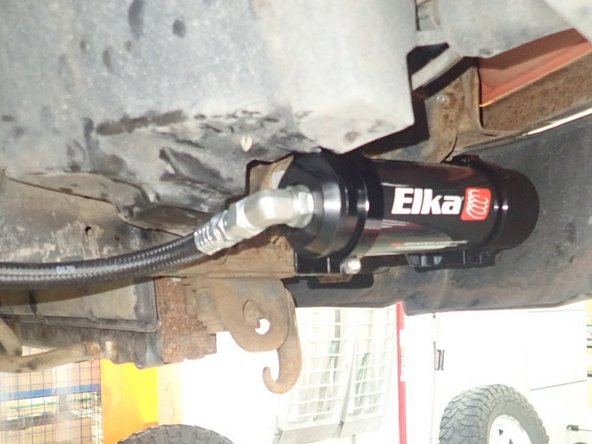 We recommend using threads locker and a torque of 20 ft/lb.