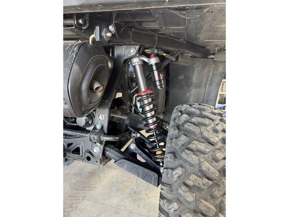 Remove OEM shocks.