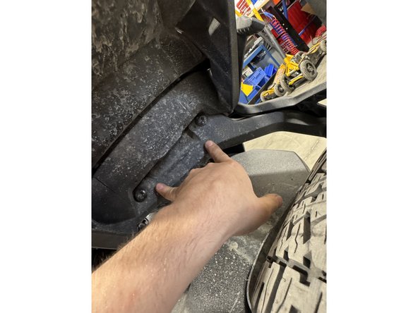 Remove the side bar that was holding the saddlebag.