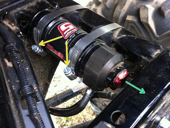 For the Stage 3-4-5, the remote reservoir shocks must be carefully installed without "over bending" the hoses during installation.'''