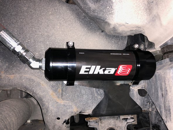 Make sure the hose will nut rub on upper suspension arm, is not over stretch or overbend.