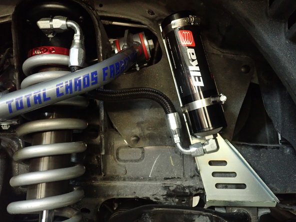 then tighten the collars.