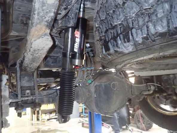 Follow same procedure for rear left side.