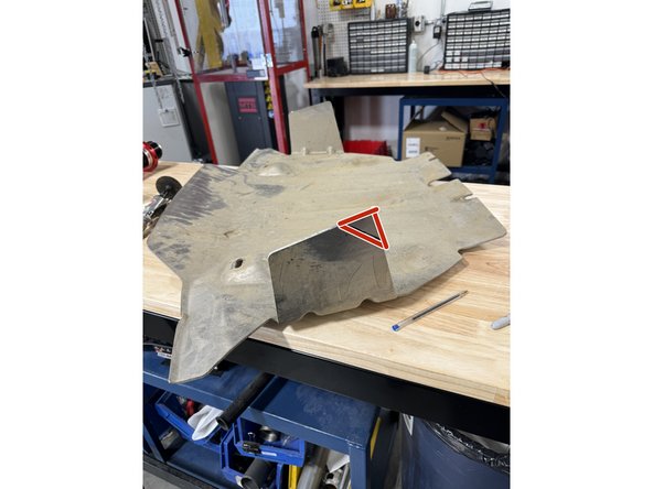 The skid plate need to be trimed before reinstall.