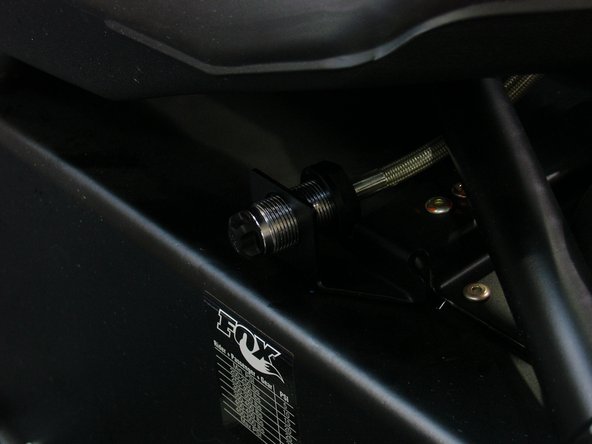 Remove the Oem air filling device as shown.