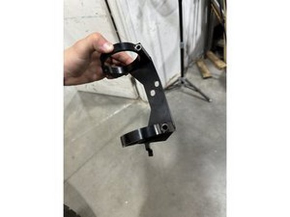 Use the bracket shown in the picture for the left side.