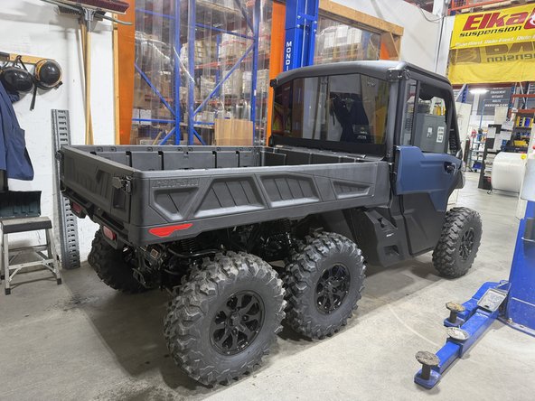 Lift the vehicle using a jack or stand so that the wheels are off the ground, then remove OEM shocks. Keep your original bolts to re-use when installing your new Elka shocks.