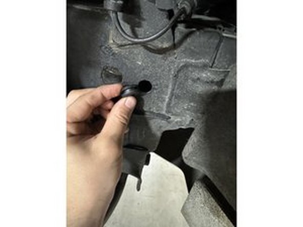 Install a grommet on both sidea as shown in the picture (right side shown)