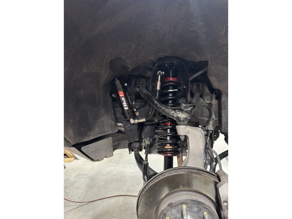 Install the 3 uppers bolts and torque to 35 Ft-Lbs.
